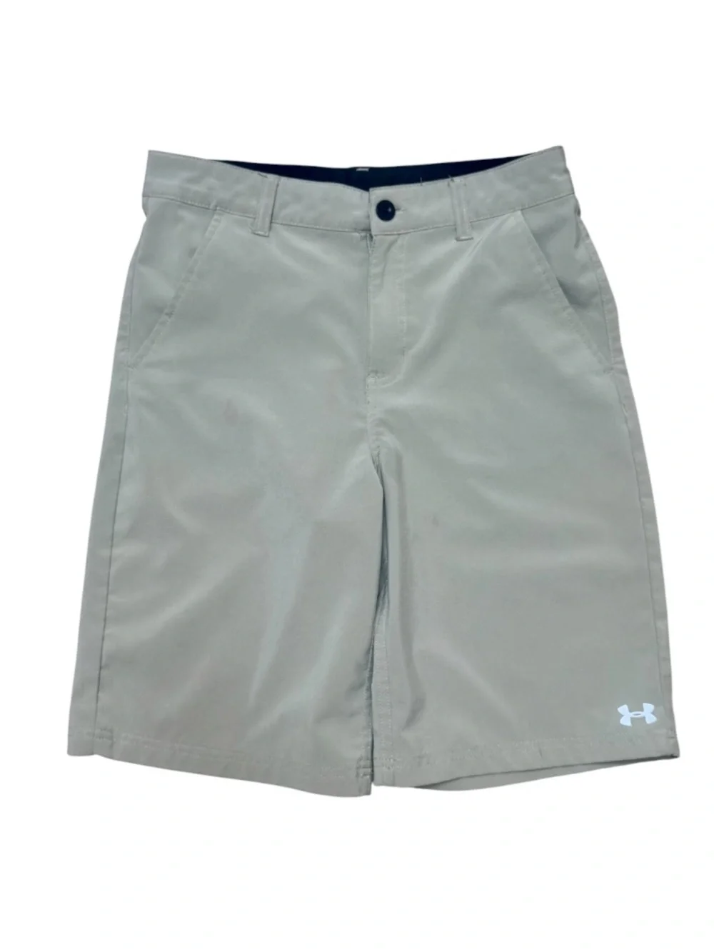 Under Armour Boy’s Light Khaki Performance Shorts EUC